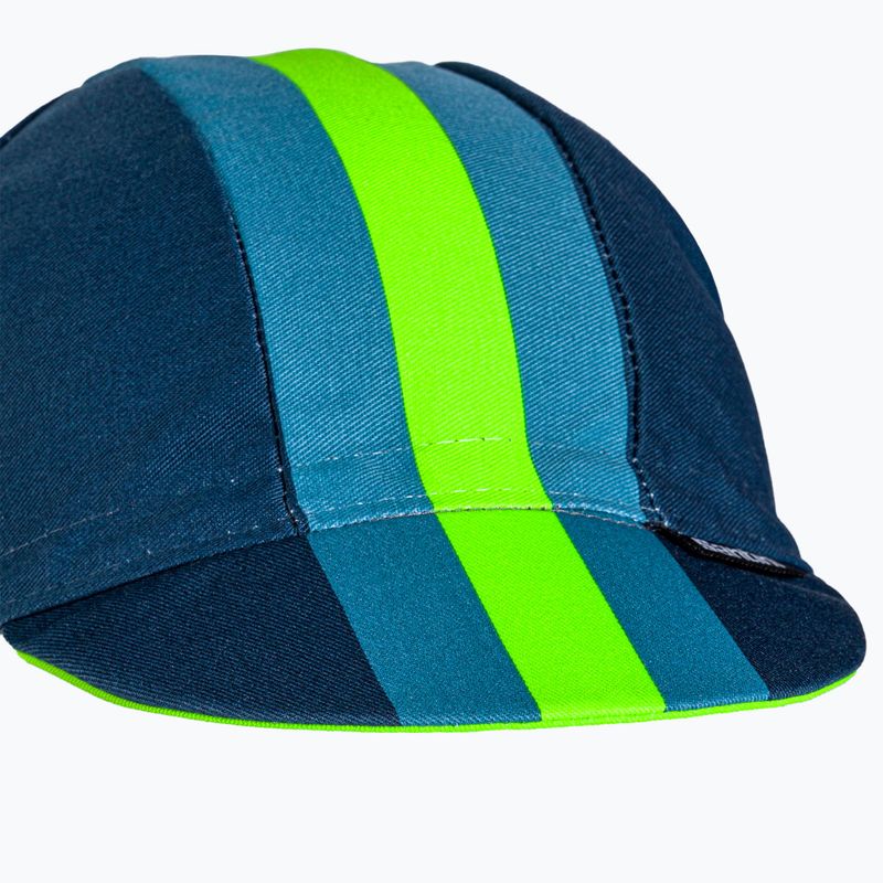 Czapka rowerowa Santini Bengal fluor green 5