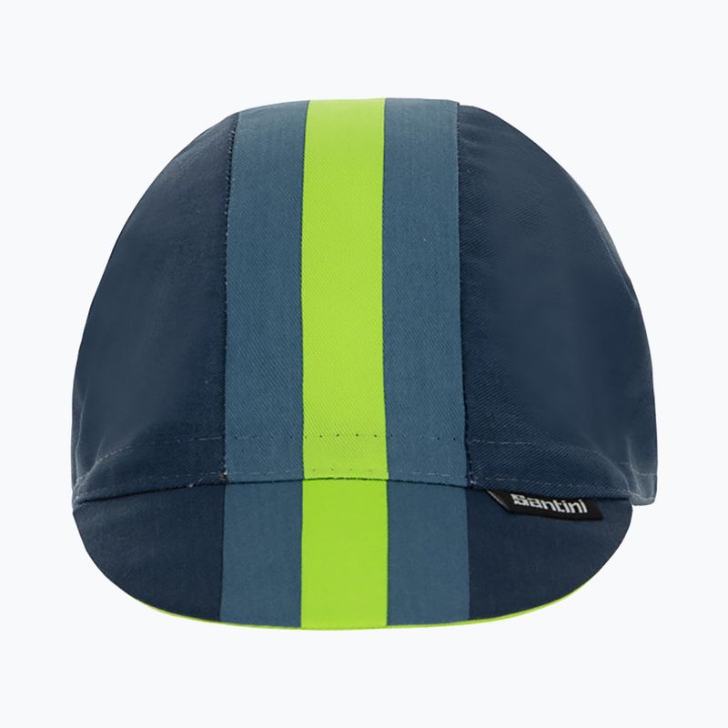 Czapka rowerowa Santini Bengal fluor green 8