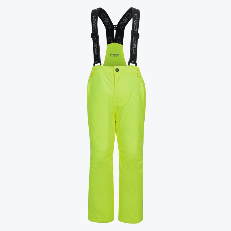 Spodnie narciarskie dziecięce CMP 3W15994 yellow fluo