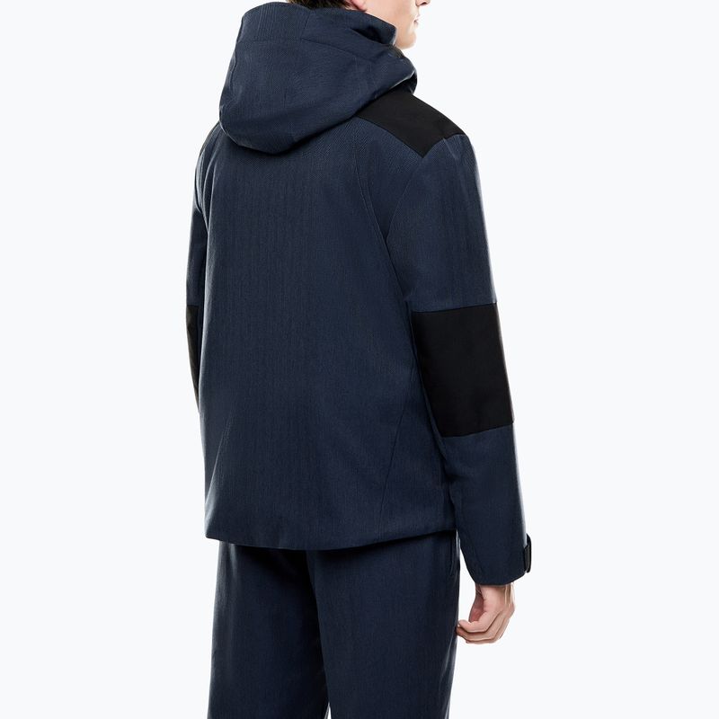 Kurtka narciarska męska EA7 Emporio Armani Elitary Fashion fancy blue herringbo 3