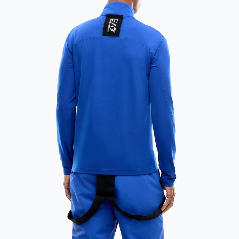 Bluza narciarska męska EA7 Emporio Armani Pure Powerstretch T-Top Half Zip new royal 3