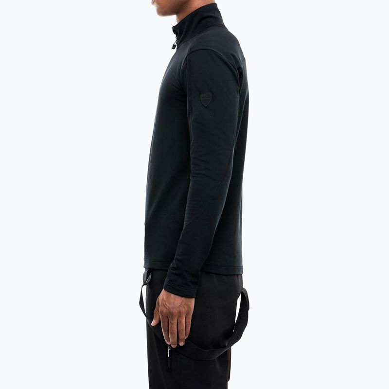 Bluza narciarska męska EA7 Emporio Armani Pure Powerstretch T-Top Half Zip black 4