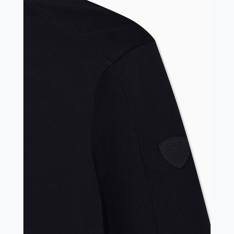 Bluza narciarska męska EA7 Emporio Armani Pure Powerstretch T-Top Half Zip black 8