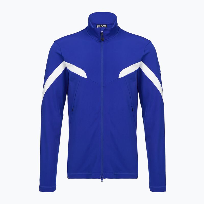 Bluza narciarska męska EA7 Emporio Armani Pure Powerstretch T-Top Full Zip new royal