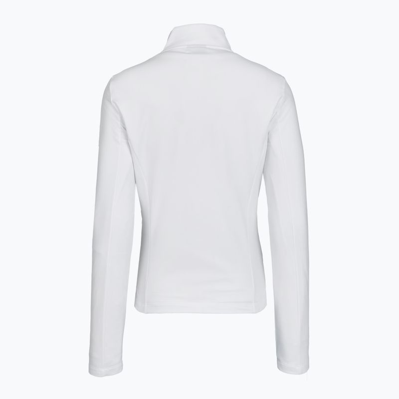 Bluza narciarska damska EA7 Emporio Armani Pure Powerstretch T-Top Half Zip white 2