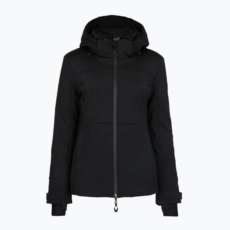 Kurtka narciarska damska EA7 Emporio Armani Pure Softshell black