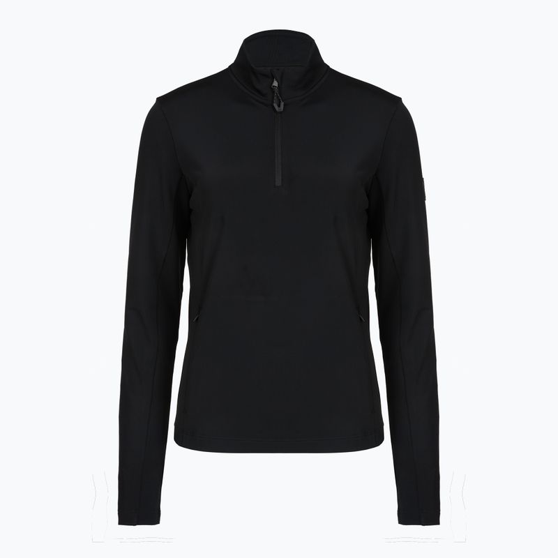 Bluza narciarska damska EA7 Emporio Armani Pure Powerstretch T-Top Half Zip black