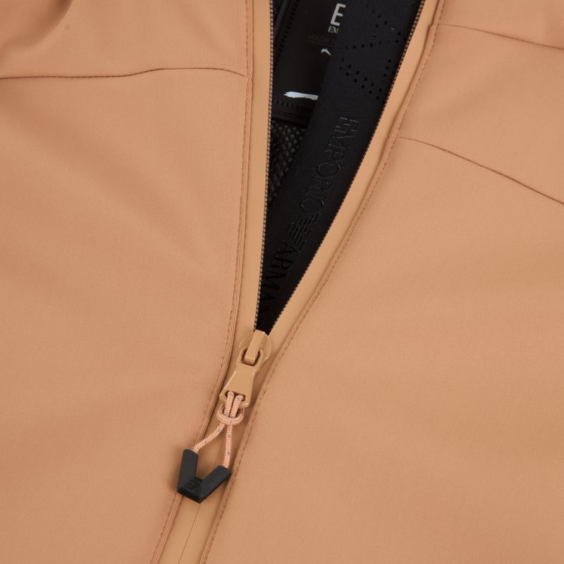 Kurtka narciarska damska EA7 Emporio Armani Pure Softshell mocha mousse 4