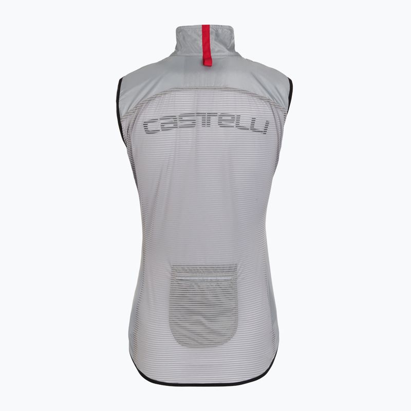 Kamizelka rowerowa damska Castelli Aria W silver gray 2