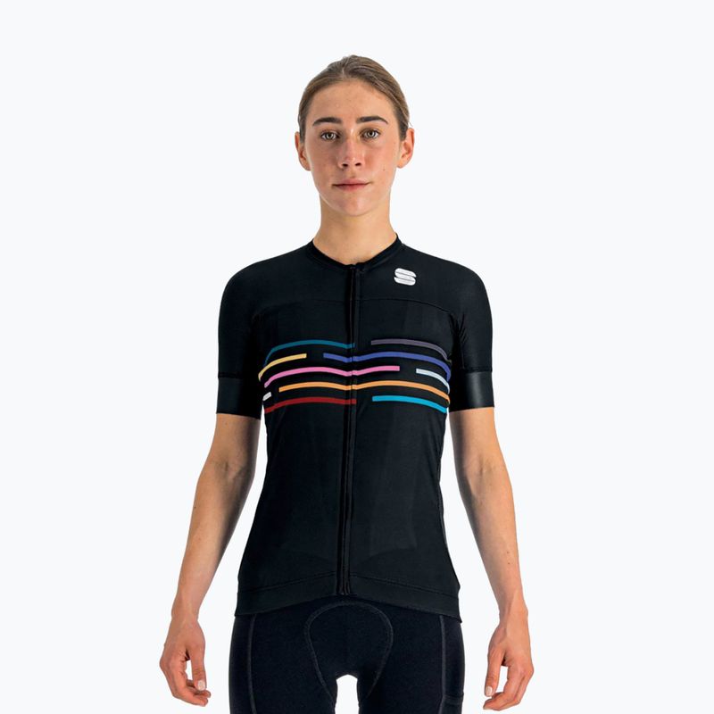 Koszulka rowerowa damska Sportful Vélodrome black