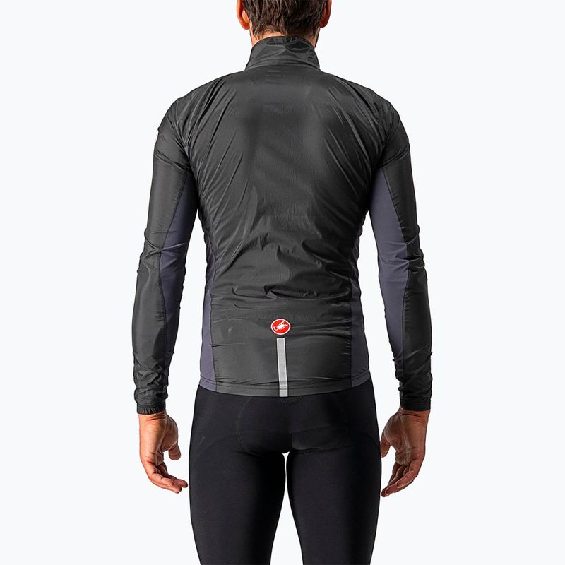 Kurtka rowerowa męska Castelli Squadra Stretch light black/dark gray 2