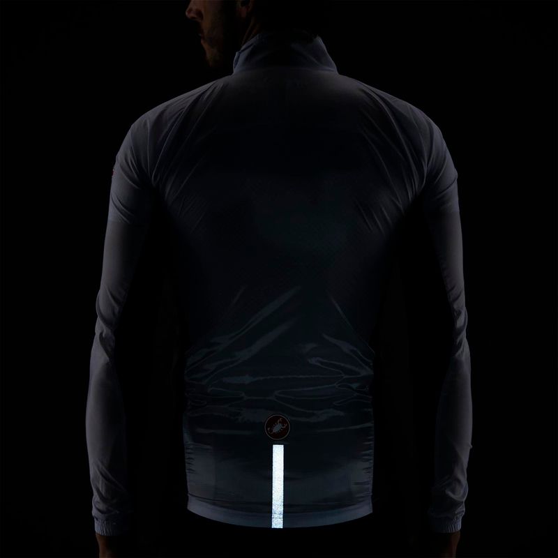 Kurtka rowerowa męska Castelli Squadra Stretch light black/dark gray 5