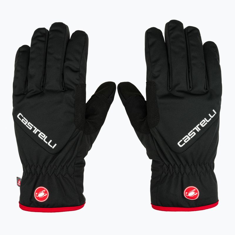 Rękawiczki rowerowe męskie Castelli Entrata Thermal black 2