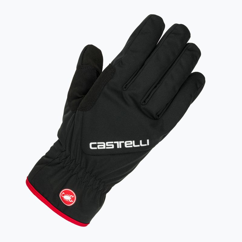 Rękawiczki rowerowe męskie Castelli Entrata Thermal black 5
