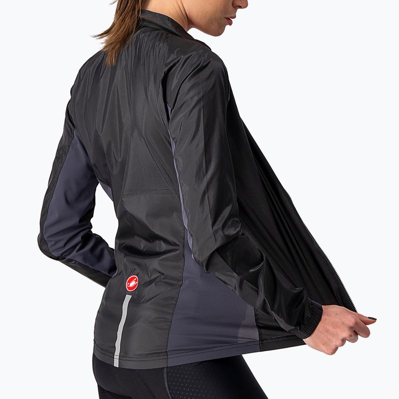 Kurtka rowerowa damska Castelli Squadra Stretch light black/dark gray 4