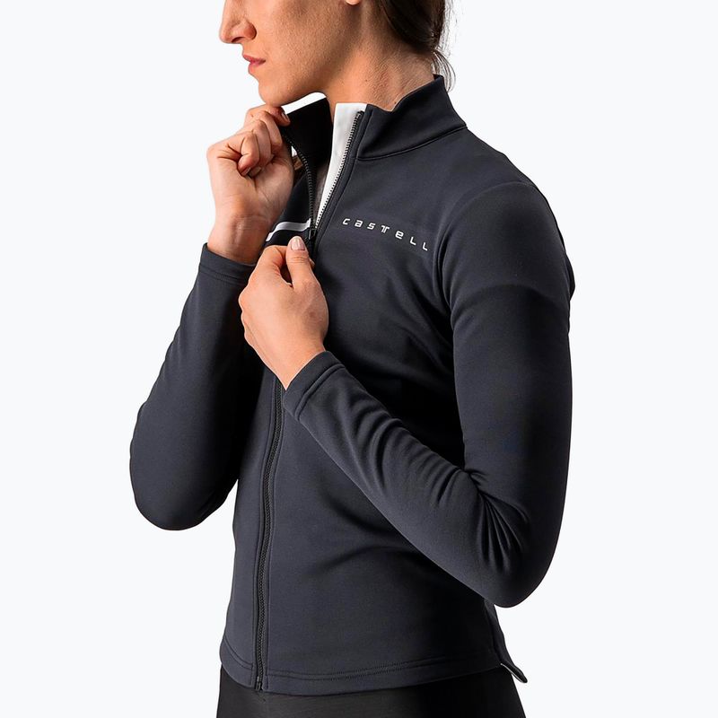 Bluza rowerowa damska Castelli Sinergia 2 Jersey FZ W light black/white 3