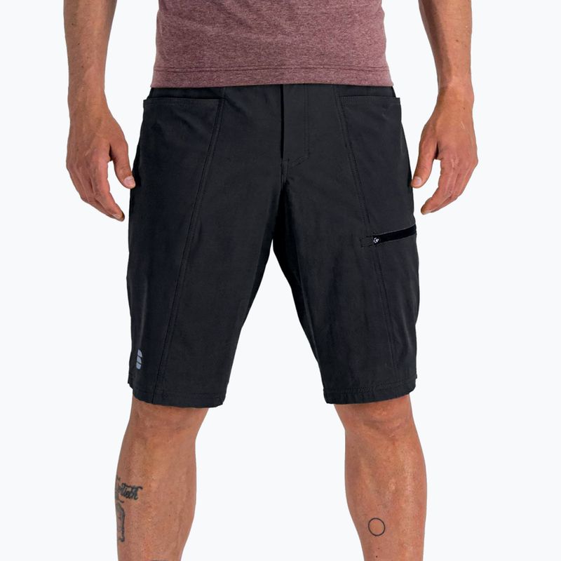 Spodenki rowerowe męskie Sportful Giara Overshort black