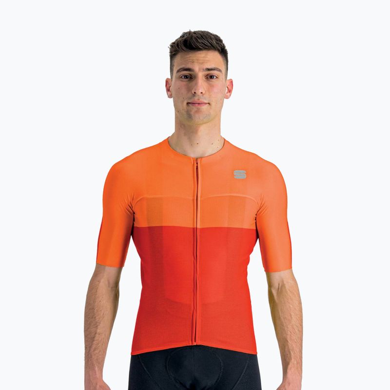 Koszulka rowerowa męska Sportful Light Pro chili red/carrot