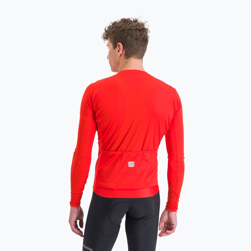 Longsleeve rowerowy męski Sportful Matchy chili red 2