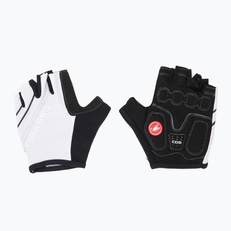 Rękawiczki rowerowe damskie Castelli Dolcissima 2 ivory/dark gray/silver gray