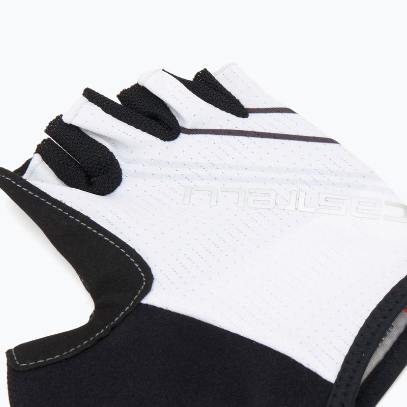 Rękawiczki rowerowe damskie Castelli Dolcissima 2 ivory/dark gray/silver gray 5