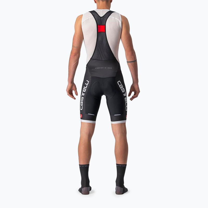 Spodenki rowerowe męskie Castelli Competizione Kit black/silver gray 2