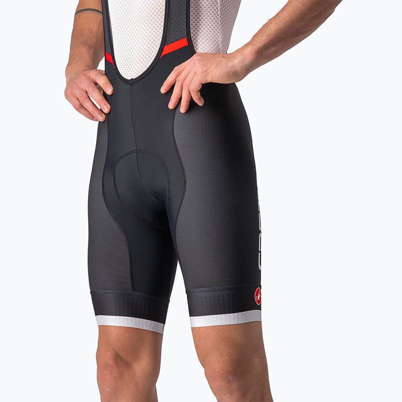 Spodenki rowerowe męskie Castelli Competizione Kit black/silver gray 4