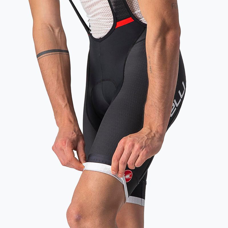 Spodenki rowerowe męskie Castelli Competizione Kit black/silver gray 6