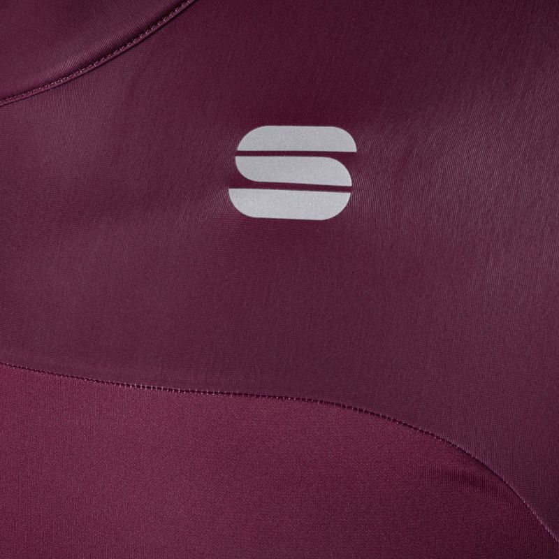 Longsleeve rowerowy męski Sportful Bodyfit Pro Jersey red wine/red rumba 3