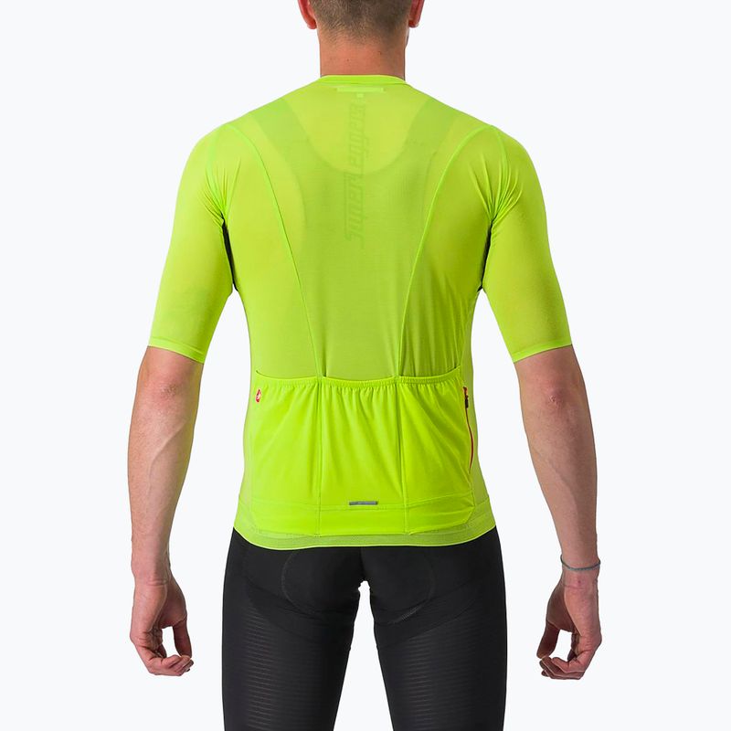 Koszulka rowerowa męska Castelli Superleggera 3 electric lime 2