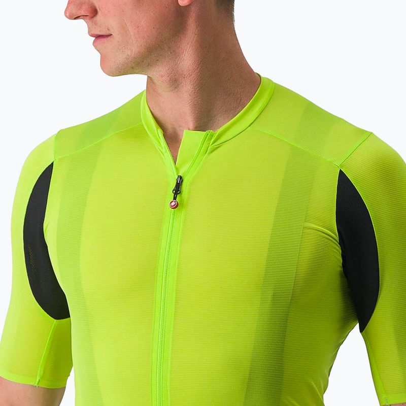 Koszulka rowerowa męska Castelli Superleggera 3 electric lime 3