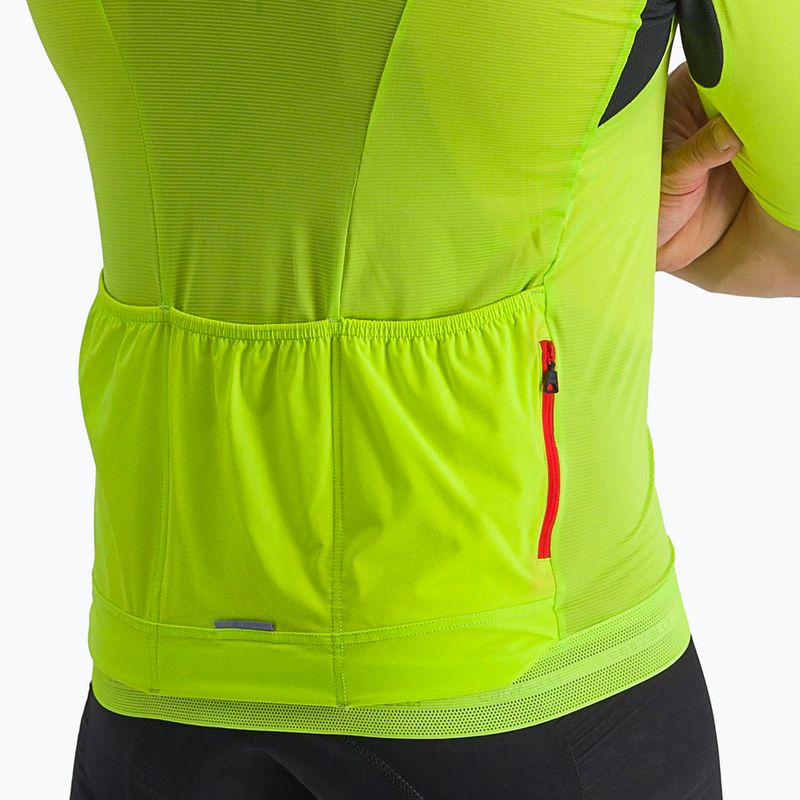 Koszulka rowerowa męska Castelli Superleggera 3 electric lime 5