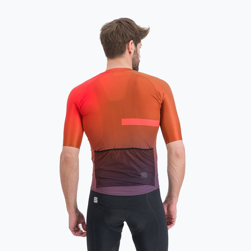 Koszulka rowerowa męska Sportful Bomber cayenna red/pompelmo 2