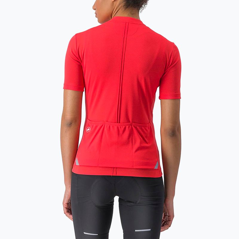 Koszulka rowerowa damska Castelli Anima 4 hibiscus 2