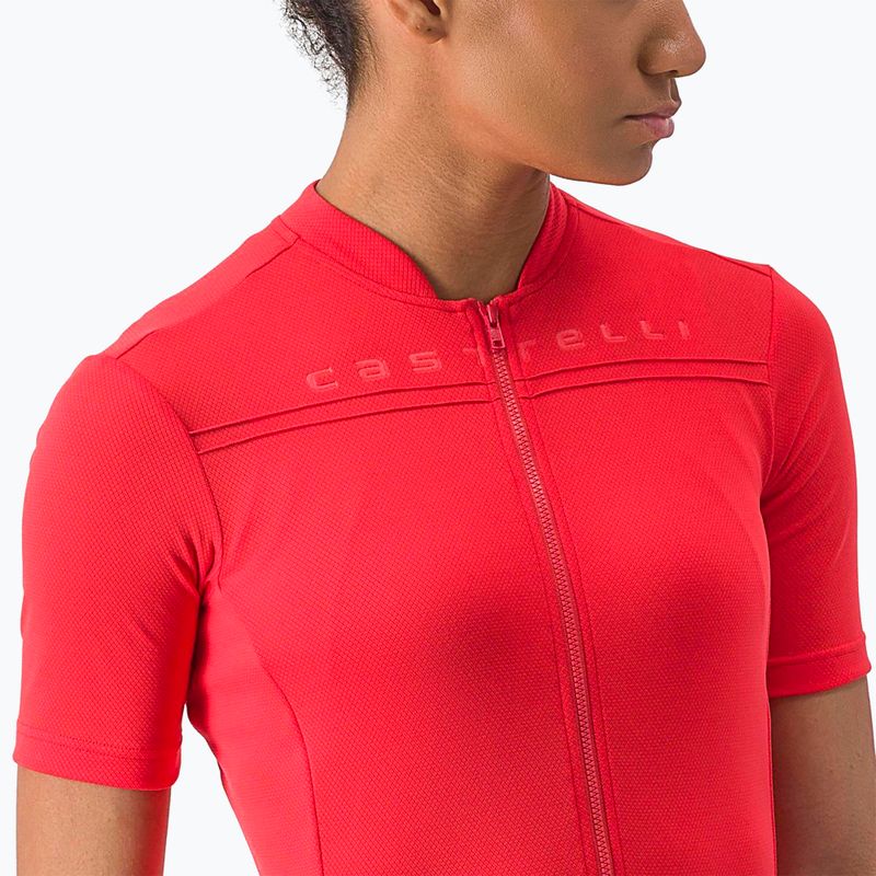 Koszulka rowerowa damska Castelli Anima 4 hibiscus 3