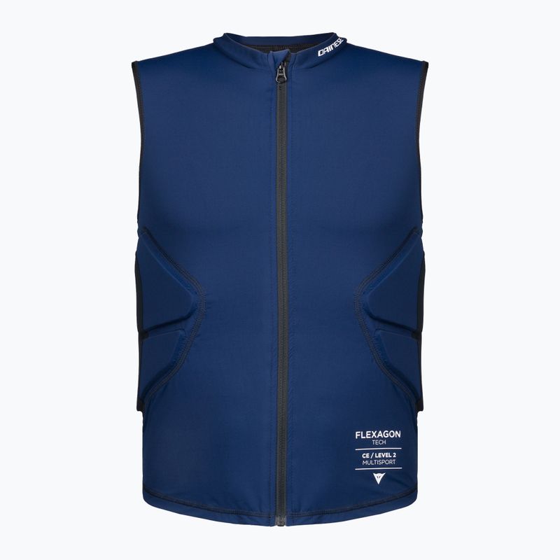 Kamizelka ochronna męska Dainese Flexagon Waistcoat black iris/stretch limo
