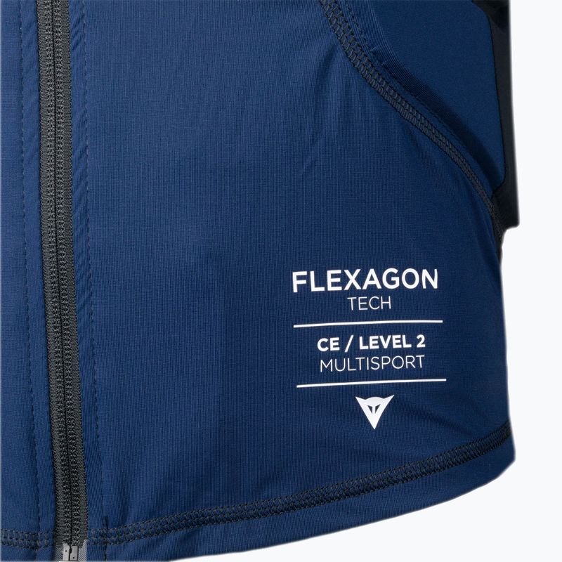 Kamizelka ochronna męska Dainese Flexagon Waistcoat black iris/stretch limo 3
