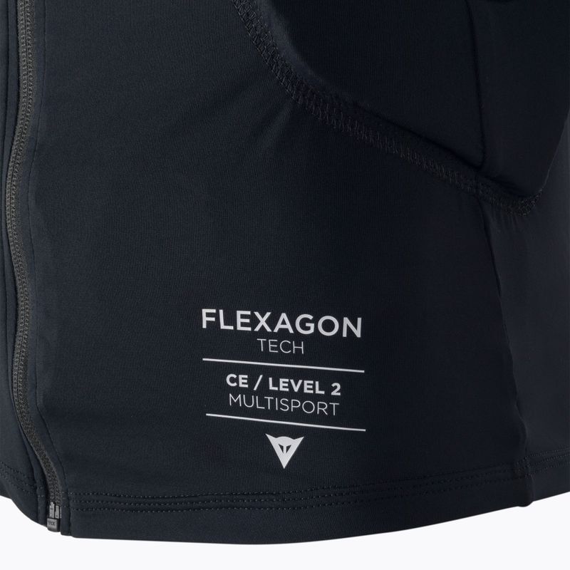 Kamizelka ochronna męska Dainese Flexagon Waistcoat stretch limo/stretch limo 3