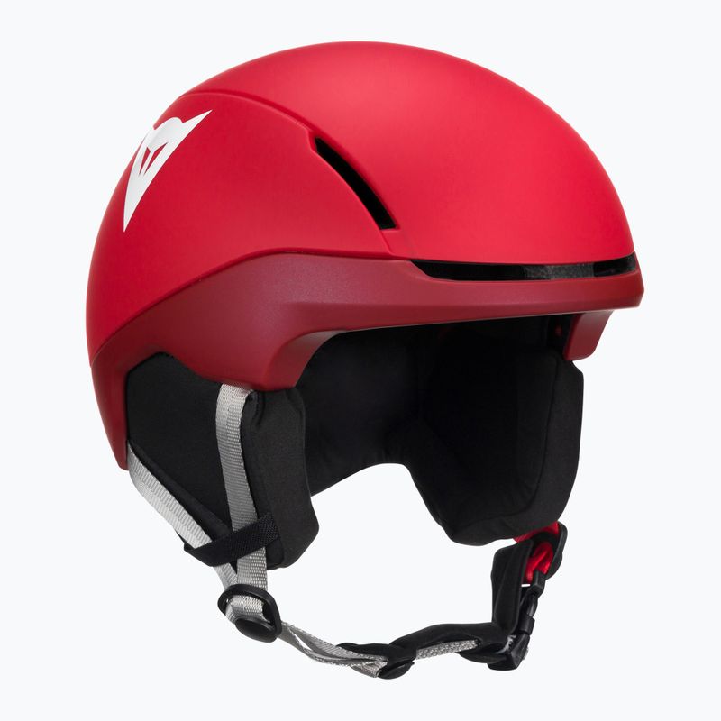 Kask narciarski dziecięcy Dainese Scarabeo Elemento Jr metallic red/white logo