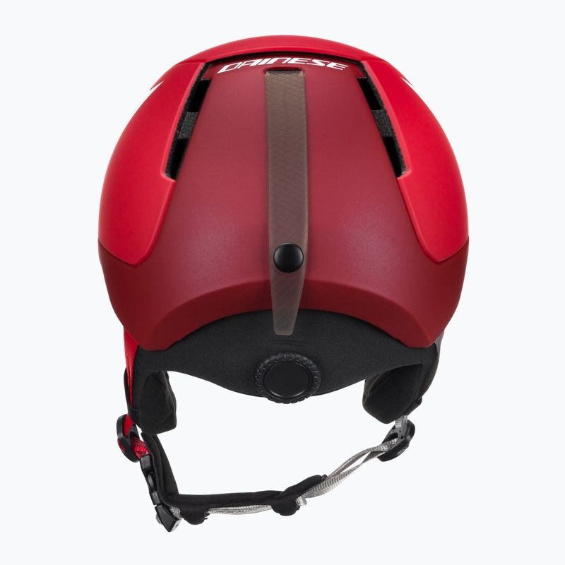 Kask narciarski dziecięcy Dainese Scarabeo Elemento Jr metallic red/white logo 3