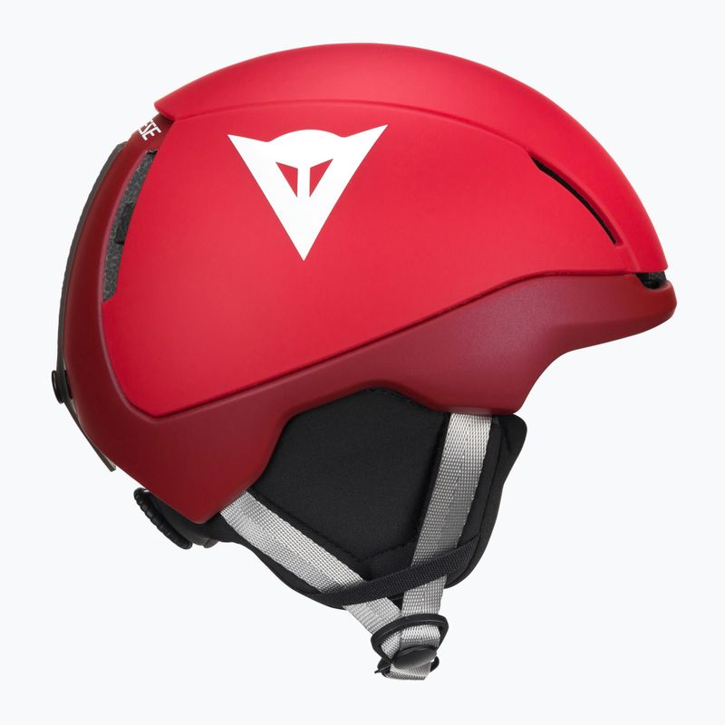 Kask narciarski dziecięcy Dainese Scarabeo Elemento Jr metallic red/white logo 4