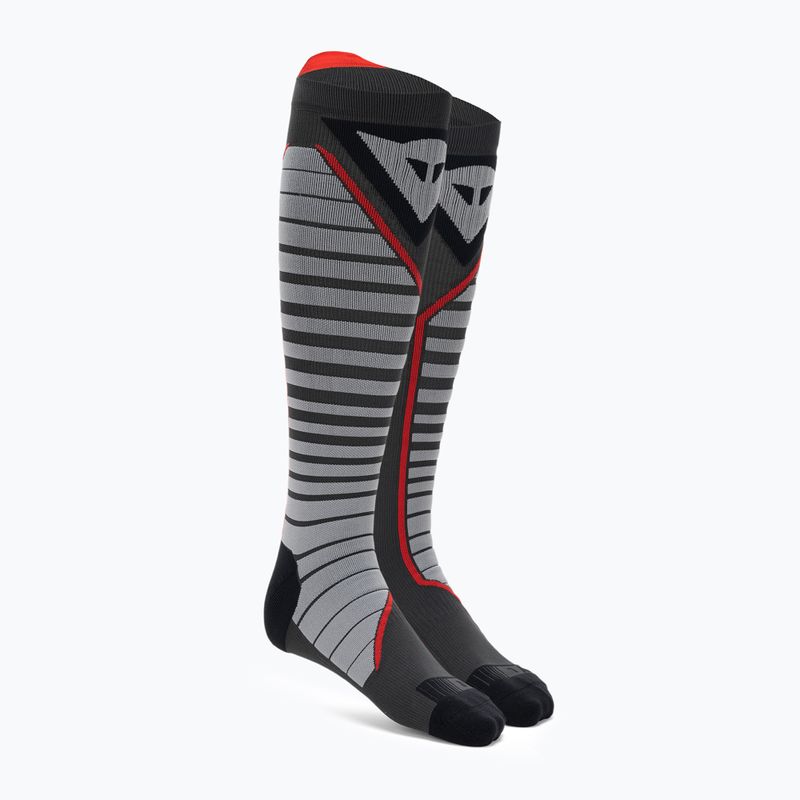 Skarpety narciarskie Dainese Thermo Long black/red