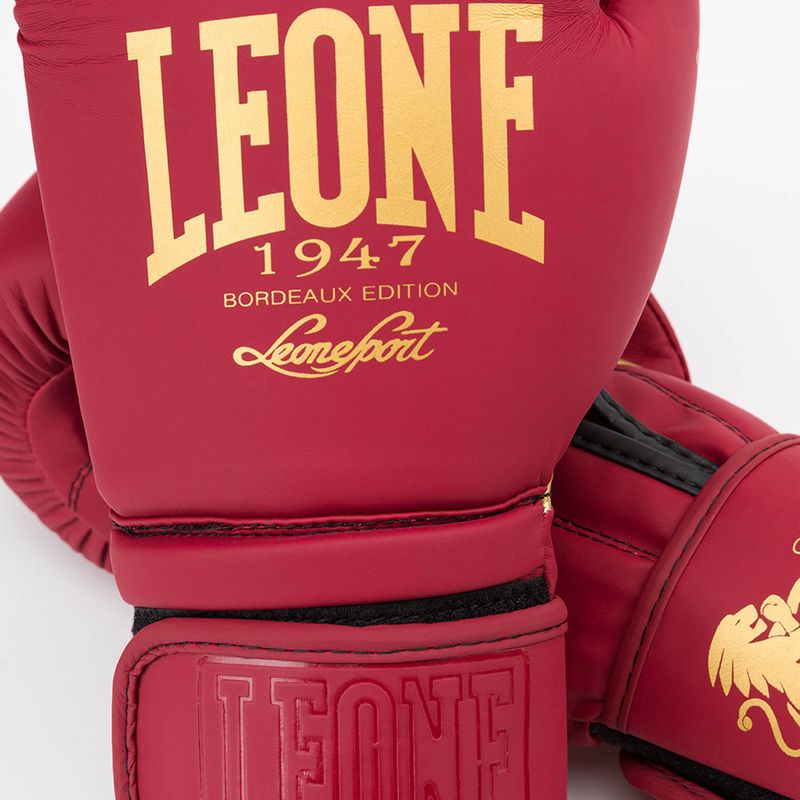 Rękawice bokserskie LEONE 1947 Bordeaux Edition 5