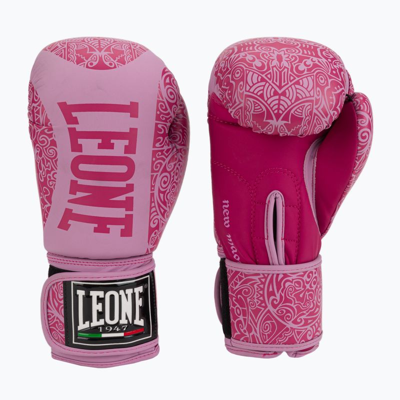 Rękawice bokserskie LEONE 1947 Maori pink 3