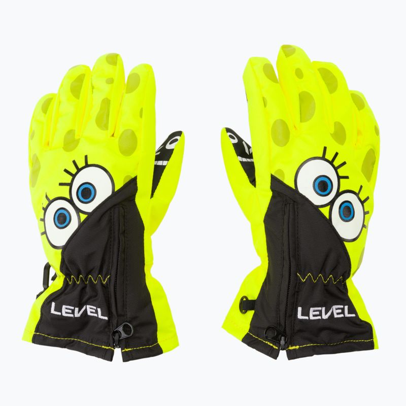 Rękawice narciarskie dziecięce Level Lucky 2021 yellow 3