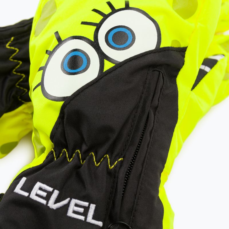 Rękawice narciarskie dziecięce Level Lucky 2021 yellow 4