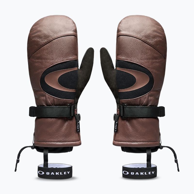 Rękawice narciarskie Oakley Timberline Mitten dark umber 2