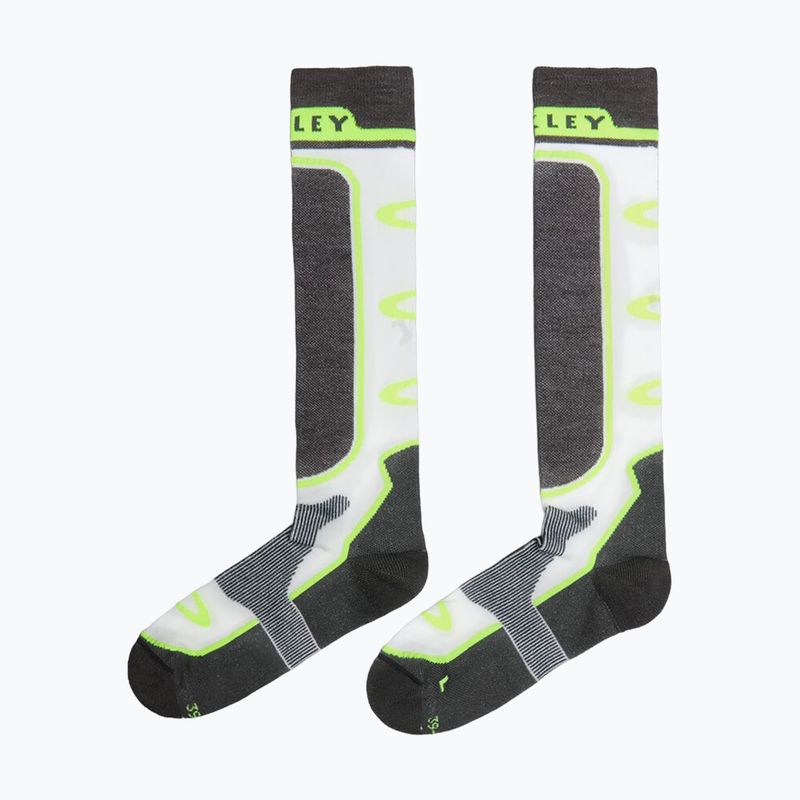 Skarpety narciarskie Oakley Patrol mist/neon yellow 2