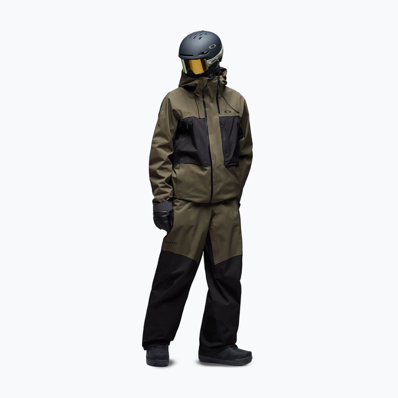Kurtka snowboardowa męska Oakley Baldface Gore-Tex deep olive/pitch black 2
