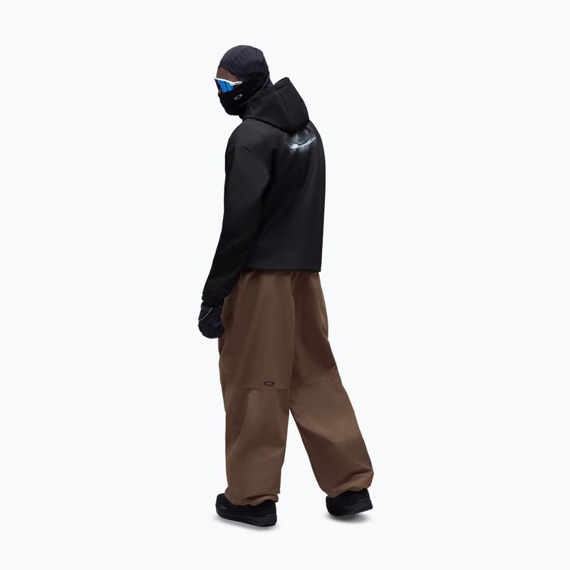 Bluza snowboardowa męska Oakley Wintertide Scratched Hoodie pitch black 3